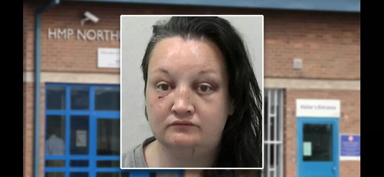 Fraudulent woman imprisoned for sneaking drugs into jail through a kiss.