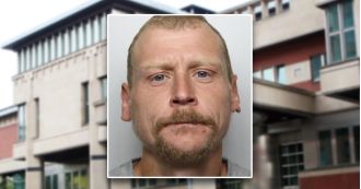 A cruel man attacked a woman with dementia, biting a piece of her, during a sexual assault.