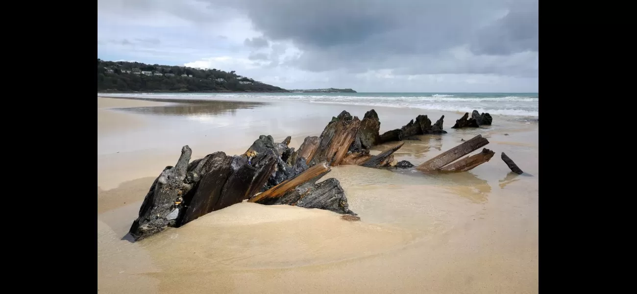 Recent winter storm exposes 130+ year old Victorian shipwrecks.