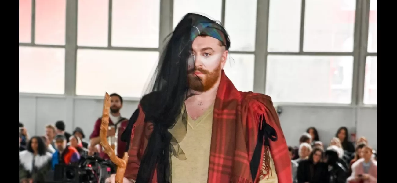 Sam Smith shows off their rear in daring ensemble during fashion show by Vivienne Westwood