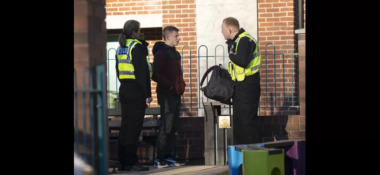 Police question a person in Coronation Street about a knife-related crime, as seen in a new video teaser.