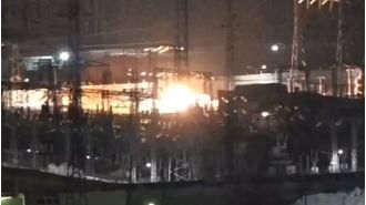 Sabotage blamed for explosions at Russian power plants near Ukraine border.