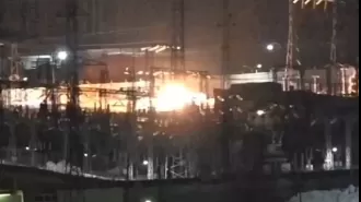 Sabotage blamed for explosions at Russian power plants near Ukraine border.