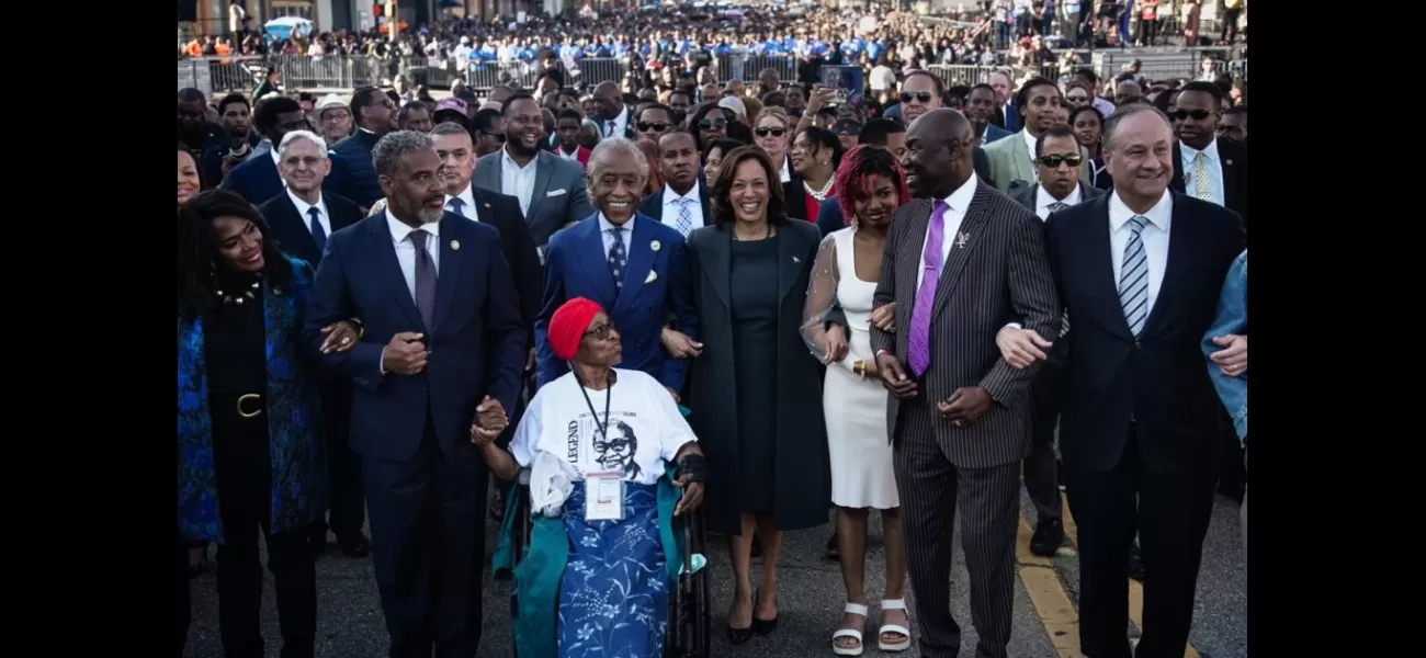 Kamala Harris leads 59th annual march on Edmund Pettus Bridge honoring Bloody Sunday.