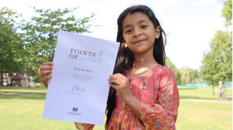 An 8-year-old teaches adults how to protect the planet.