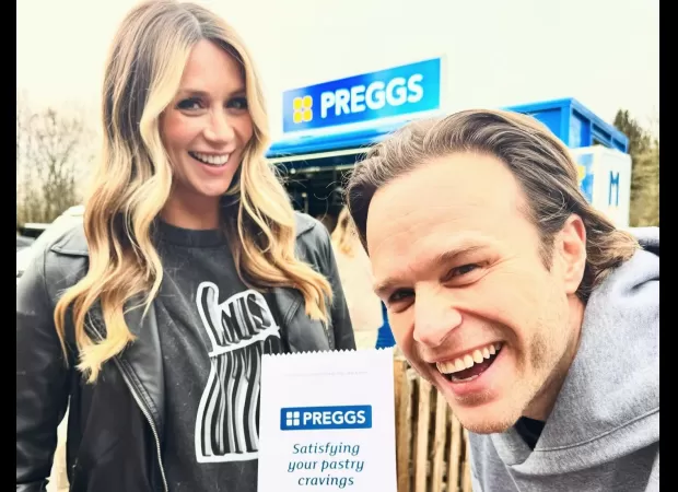 Olly Murs and his wife had a unique baby shower theme.