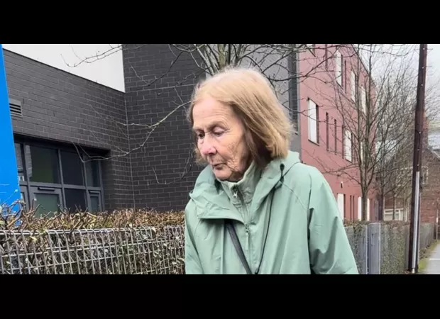 An elderly driver has been forbidden from driving after hitting a nine-year-old child while her mother watched.