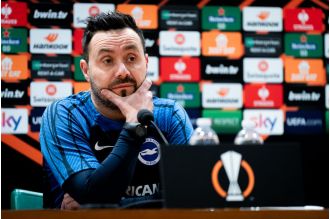 De Zerbi content with Brighton despite interest from top clubs.