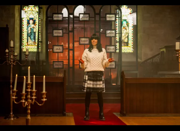 Claudia Winkleman solves The Traitors mystery.