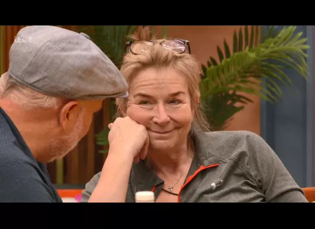 Fern Britton makes a sly remark about Phillip Schofield following their feud on This Morning.