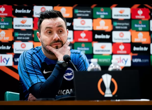 De Zerbi content with Brighton despite interest from top clubs.