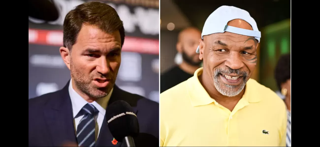 Boxing promoter Eddie Hearn expresses his disappointment and disapproval of the potential Jake Paul vs Mike Tyson fight.