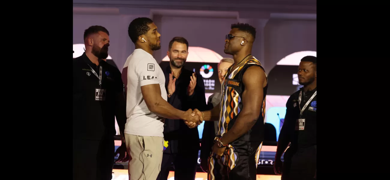 The upcoming Anthony Joshua vs Francis Ngannou fight in Saudi Arabia will have a significant prize money and purse.