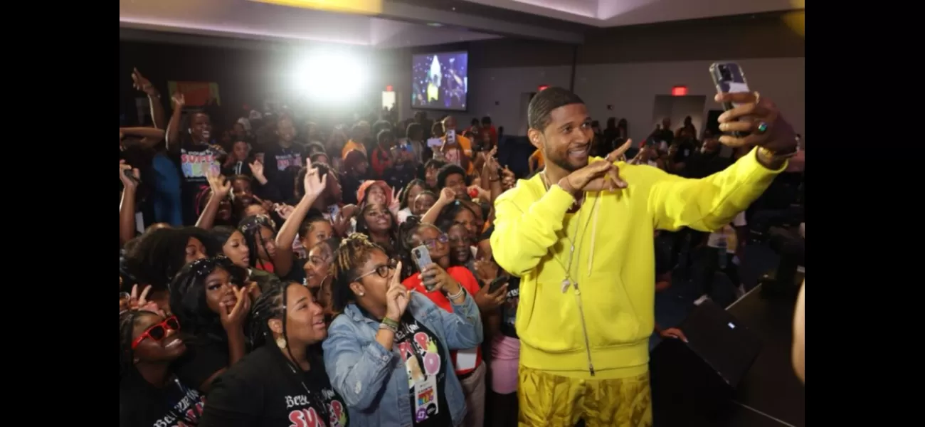 Usher's charity organization partners with IBM to teach AI to underprivileged youth.