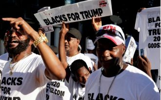 Recent polls indicate that support for Trump is growing among black voters.