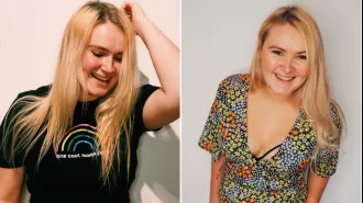 Melissa Suffield, an actress on the show EastEnders, responds to speculation about her pregnancy and promotes body positivity.