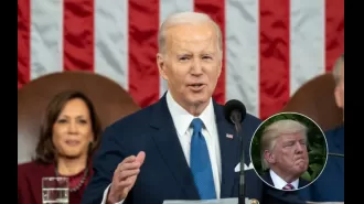 Biden criticizes Trump in State of the Union without using his name.