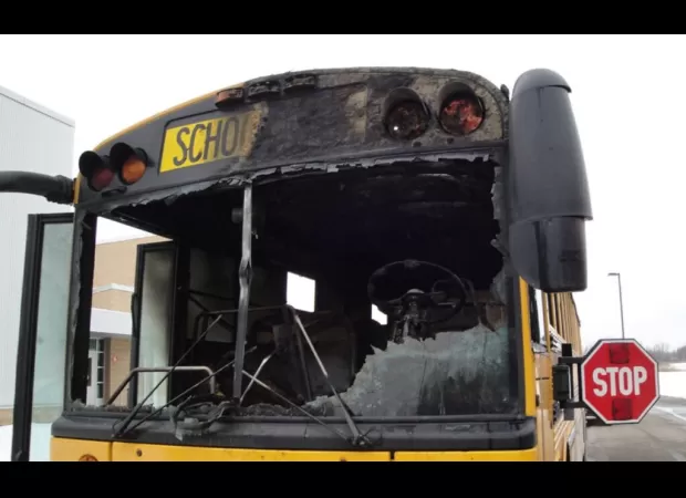 Utah school bus driver arrested for setting bus on fire while 42 children were on board - shocking!