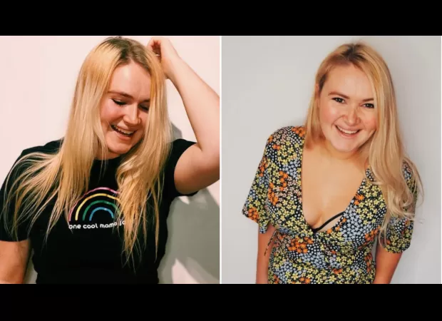 Melissa Suffield, an actress on the show EastEnders, responds to speculation about her pregnancy and promotes body positivity.