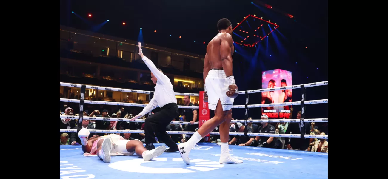 Joshua defeats Ngannou in second round with amazing knockout.