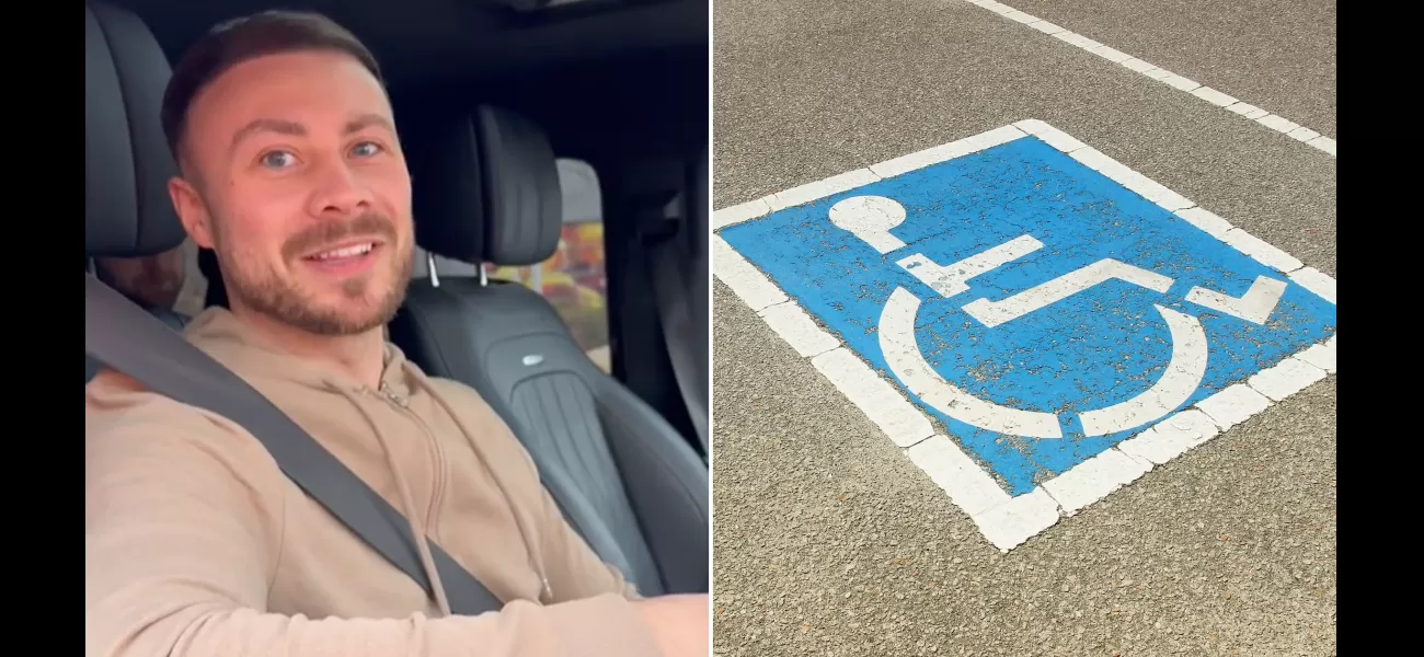 A man who considers himself wealthy defends his decision to park his expensive car worth £130,000 in spots designated for disabled individuals.