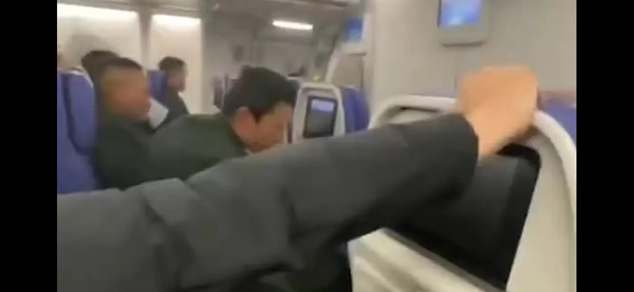 Video shows passengers terrified by strong turbulence on plane.
