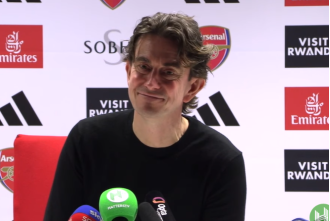 Thomas Frank shared his conversation with an Arsenal player after their loss against Brentford.