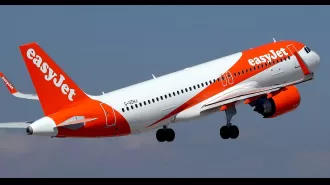A flight operated by easyJet had to turn back after an emergency occurred while in mid-air on its way to London.