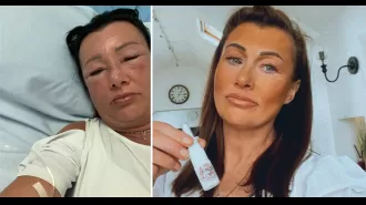 A 47-year-old woman hospitalized after using £25 'Barbie tan' drug.
