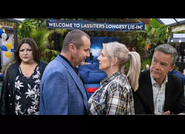 Neighbours actors share what happens after affair is revealed, and Toadie Rebecchi faces consequences.
