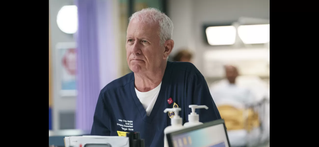 Last episodes of casualty icon are 'most significant in 40-year career'.
