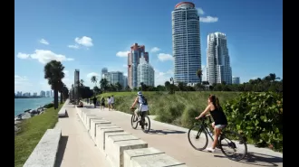 Miami's millionaire population has grown by 75% in the last 10 years.