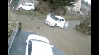 82-year-old grandmother fights off thieves attempting to steal £30,000 car.