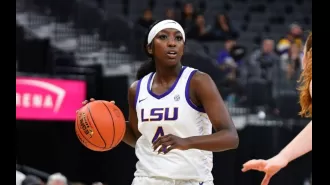 Flau'jae Johnson's brother was arrested for jumping onto a basketball court during a fight between LSU and South Carolina.