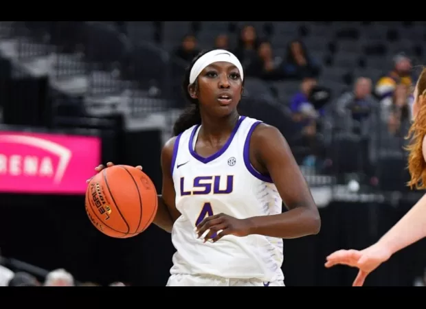 Flau'jae Johnson's brother was arrested for jumping onto a basketball court during a fight between LSU and South Carolina.