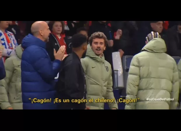 Griezmann taunts Sanchez for missing penalty against Atletico Madrid.