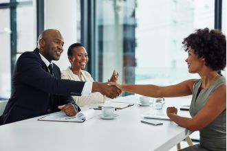 Learn how to impress your next interviewer by following four simple tips: do your research, dress professionally, be confident, and ask thoughtful questions.