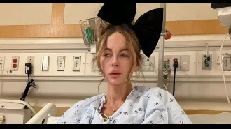 Kate Beckinsale responds to a terrible message sent to her while hospitalized, sounding upset and hurt.