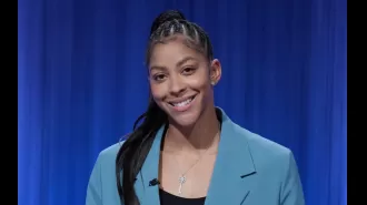 Basketball star Candace Parker introduces a new outdoor fitness court in Atlanta that is open to the public at no cost.