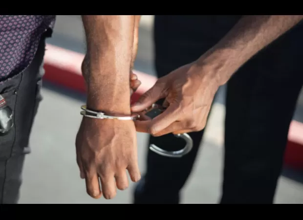 A man from New Jersey was taken into custody for confronting a teenager in a high school classroom.