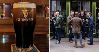 A famous London pub known for its exceptional Guinness, rivaling that of Ireland.