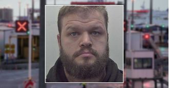 Customs agent caught on camera using hidden device to spy on women in bathroom while girlfriend assisted