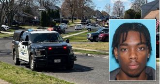 Police apprehend alleged shooter accused of murdering relatives and holding hostages during tense confrontation.