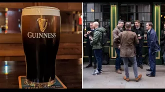 A famous London pub known for its exceptional Guinness, rivaling that of Ireland.