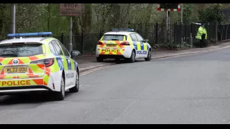 Authorities searching for murderer following fatal collision with Land Rover in Manchester.