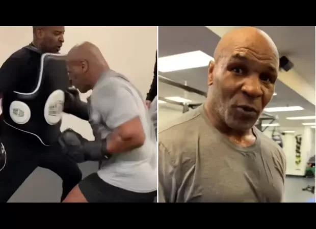 Mike Tyson warns Jake Paul after sharing intense training footage: 