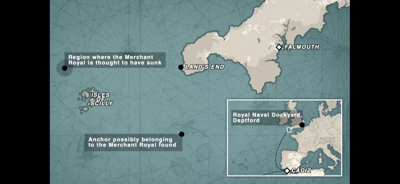 Search underway for sunken vessel from 1600s containing over £4 billion in gold.