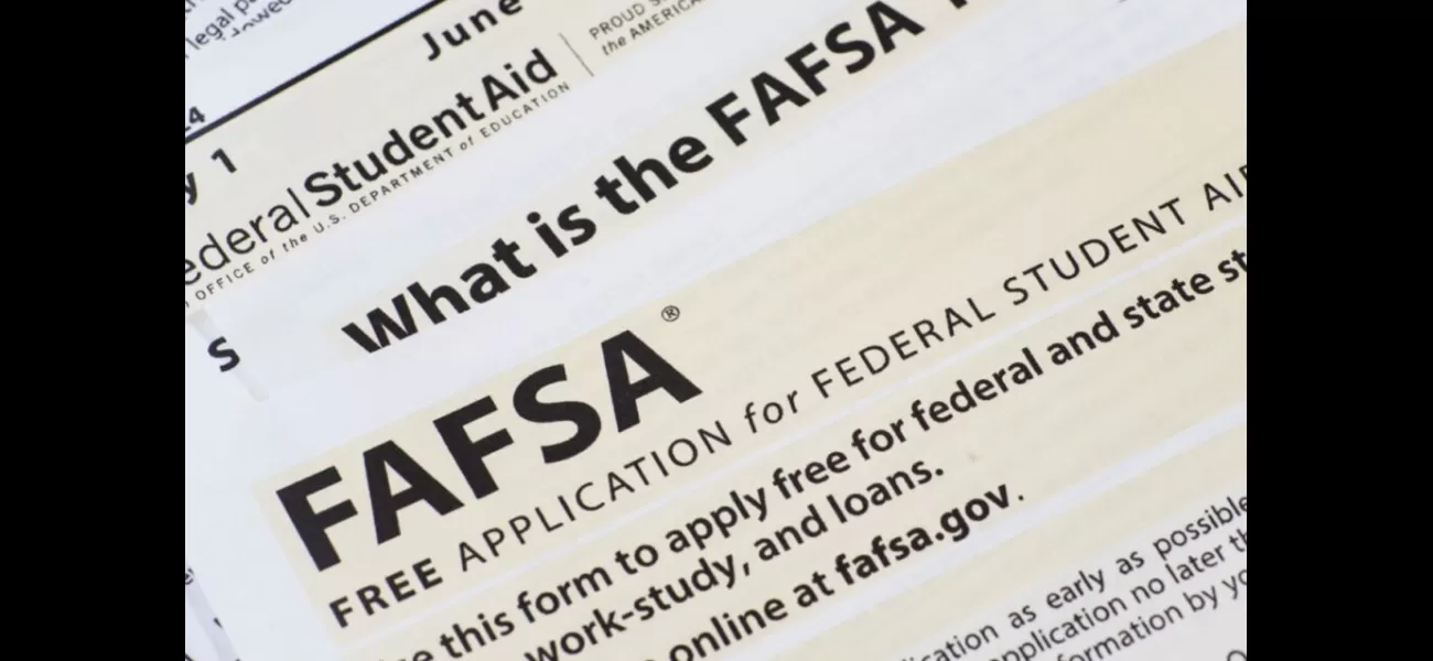 Concerns arise as student aid is threatened by a drastic decrease in FAFSA applications.