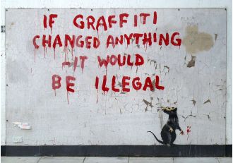 Discover where to see Banksy's most iconic graffiti with this guide to the artist's top locations.
