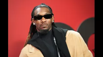 Offset gives $30K in groceries and gift cards to students at Baltimore high school.